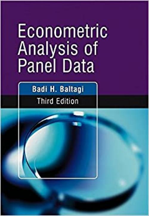  Econometric Analysis of Panel Data 