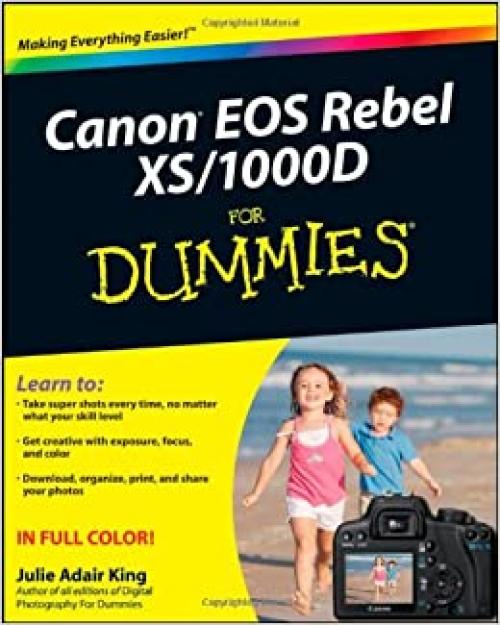  Canon EOS Rebel XS / 1000D For Dummies 