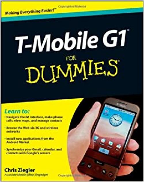  T-Mobile G1 For Dummies 