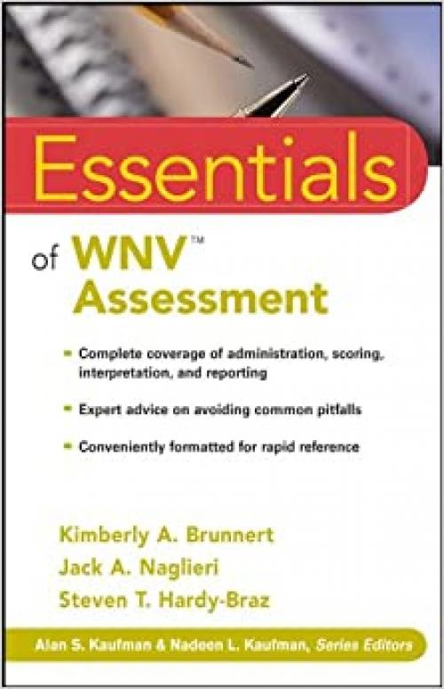  Essentials of WNV Assessment 