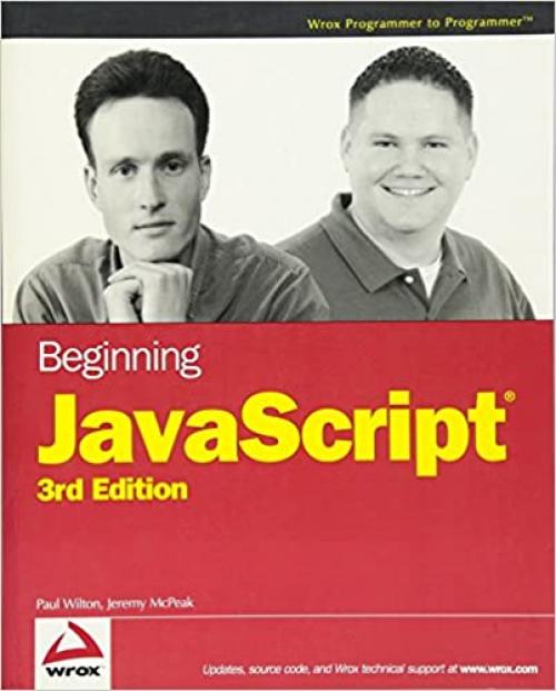  Beginning JavaScript, 3rd Edition (Programmer to Programmer) 