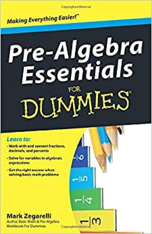  Pre-Algebra Essentials For Dummies 