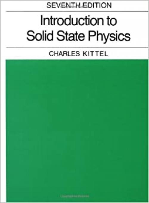  Introduction to Solid State Physics 