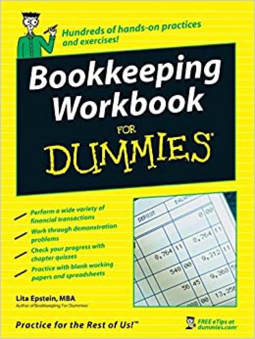  Bookkeeping Workbook For Dummies 