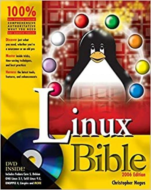  Linux?Bible: Boot Up to Fedora, KNOPPIX, Debian, SUSE, Ubuntu, and 7 Other Distributions 