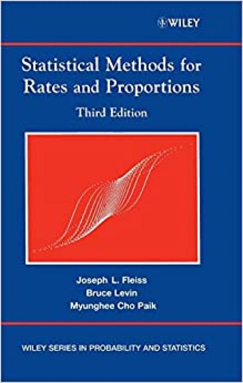  Statistical Methods for Rates & Proportions 