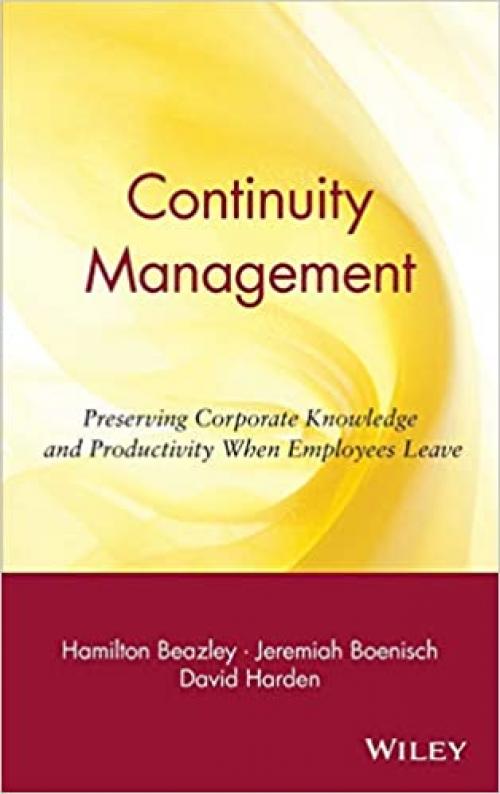  Continuity Management 