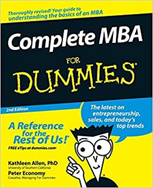  Complete MBA For Dummies 