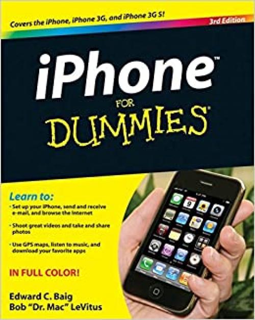  iPhone For Dummies: Includes iPhone 3GS 