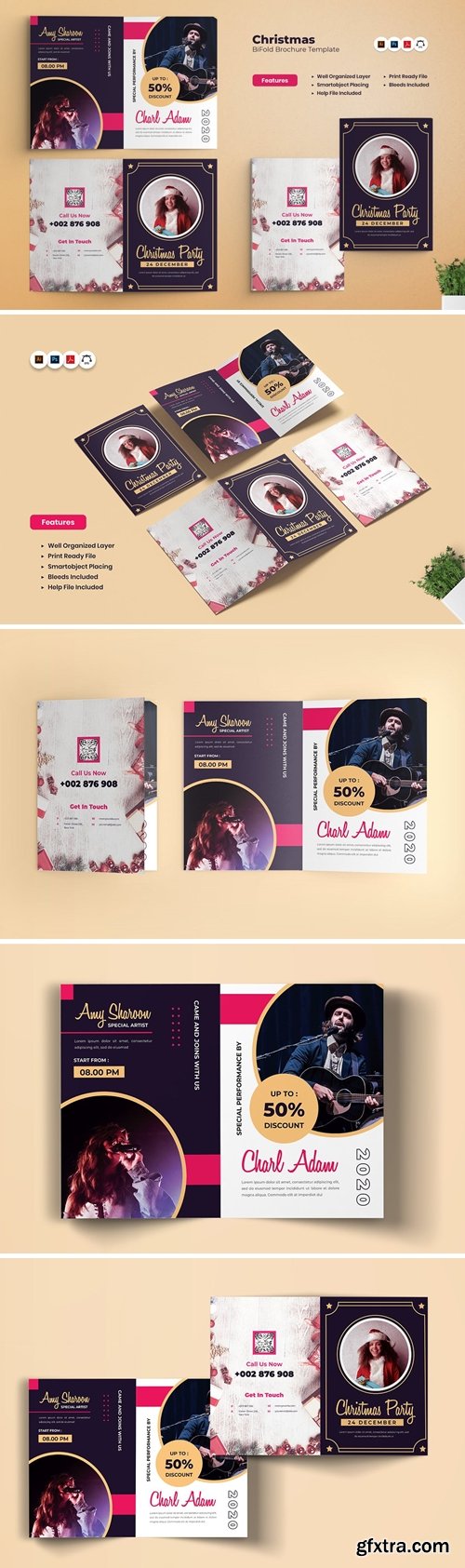 Christmas Party Bifold Brochure