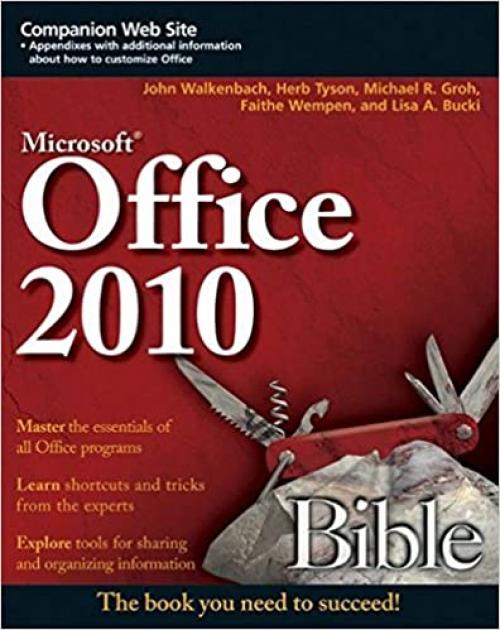  Microsoft Office 2010 Bible 