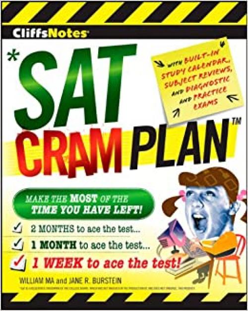  CliffsNotes SAT Cram Plan (Cliffsnotes Cram Plan) 