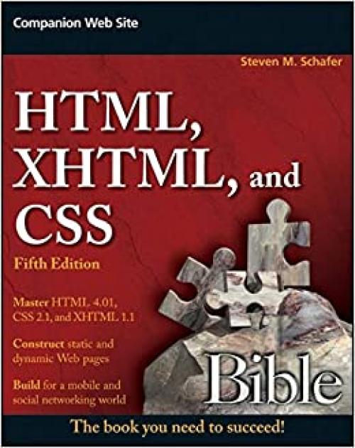  HTML, XHTML, and CSS Bible 