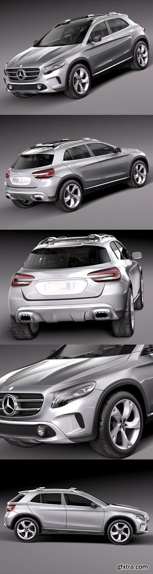 Mercedes Benz GLA Concept 2013 3D Model