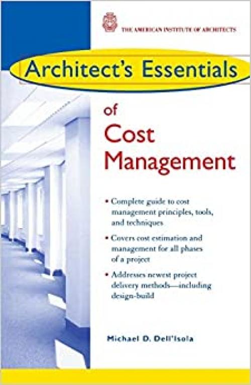  Architect's Essentials of Cost Management 