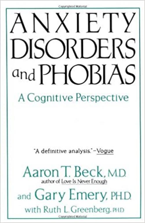  Anxiety Disorders And Phobias: A Cognitive Perspective 