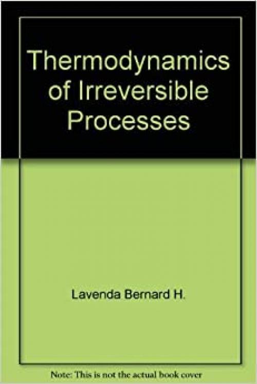  Thermodynamics of Irreversible Processes 