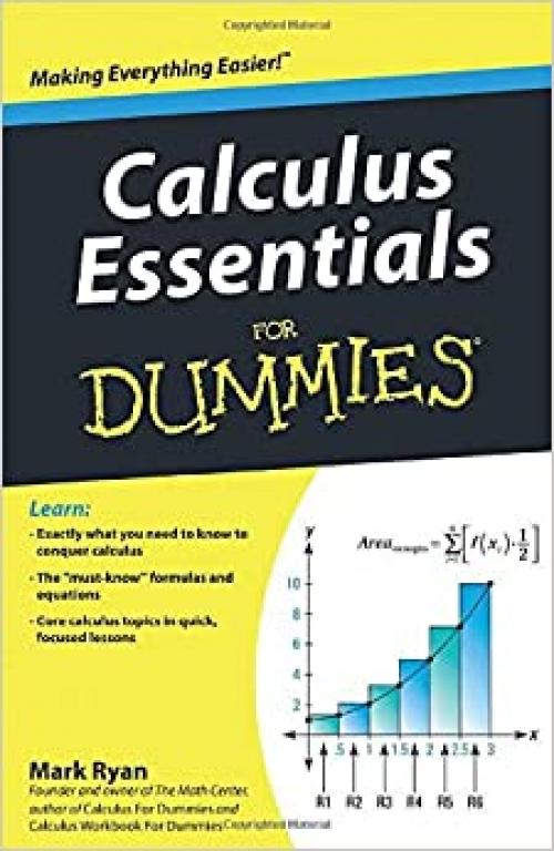  Calculus Essentials For Dummies 