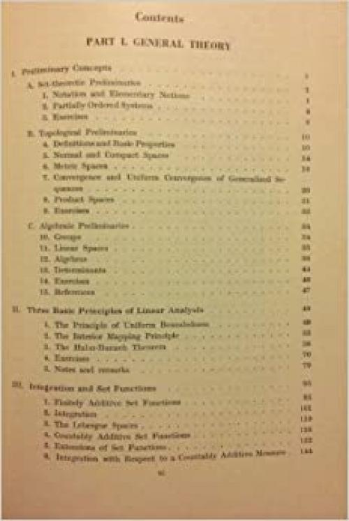  Linear Operators, Part 1: General Theory (Pure and Applied Mathematics, Vol. 7) 