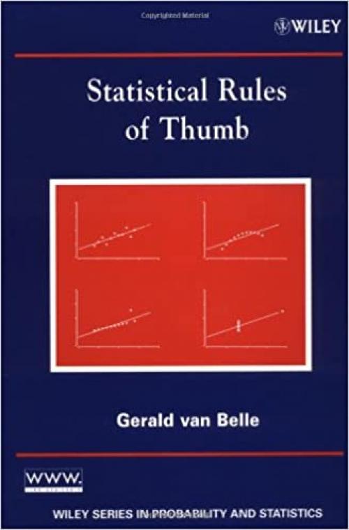  Statistical Rules of Thumb (Wiley Series in Probability and Statistics) 