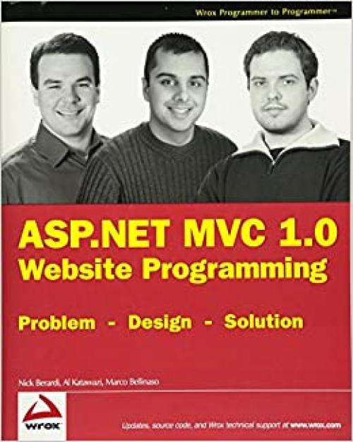  ASP.NET MVC 1.0 Website Programming: Problem - Design - Solution 