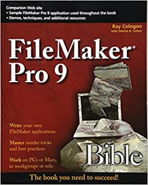  FileMaker Pro 9 Bible 