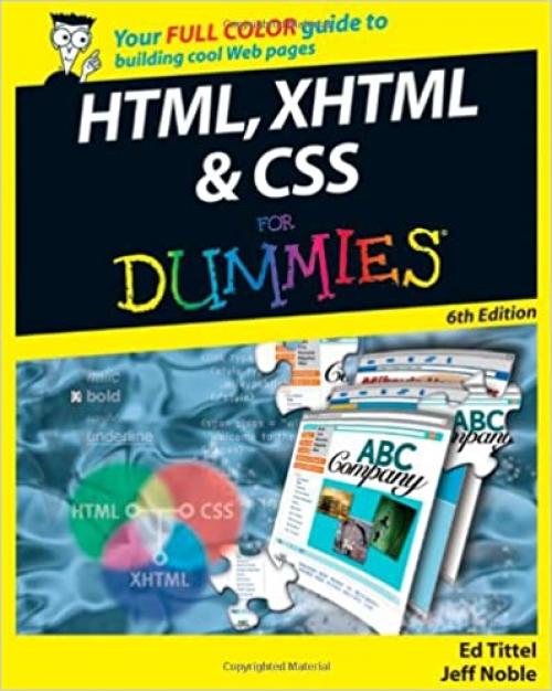  HTML, XHTML and CSS For Dummies 