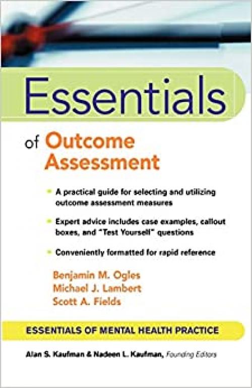  Essentials of Outcome Assessment 