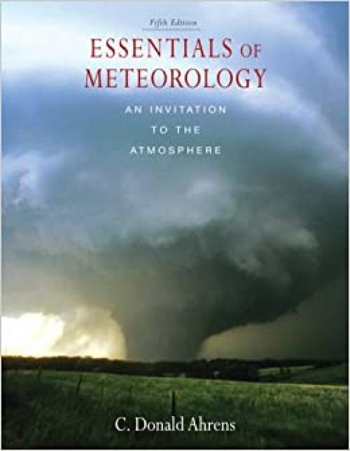  Essentials of Meteorology (Available Titles CengageNOW) 