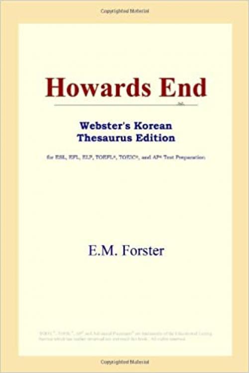  Howards End (Webster's Korean Thesaurus Edition) 