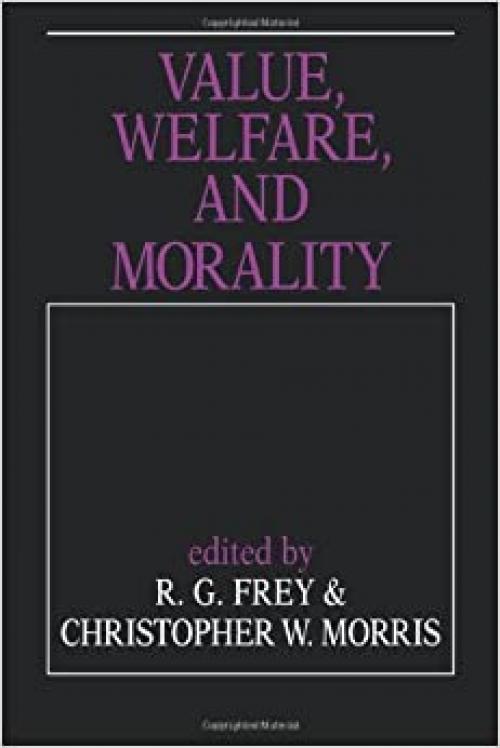  Value, Welfare and Morality 