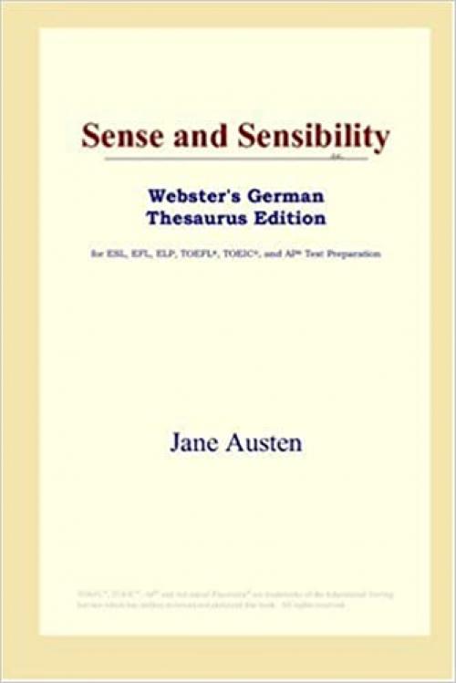  Sense and Sensibility (Webster's German Thesaurus Edition) 