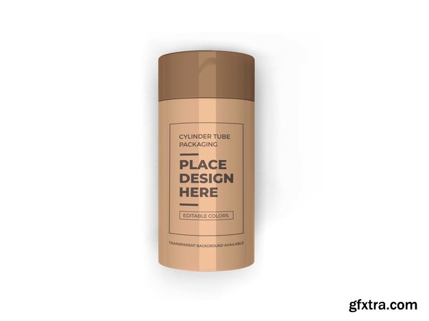 Download Cylinder tube packaging mockup » GFxtra