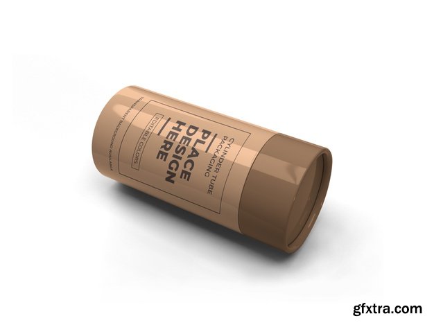 Download Cylinder tube packaging mockup » GFxtra