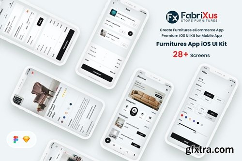 Furniture eCommerce Mobile App UI Kit