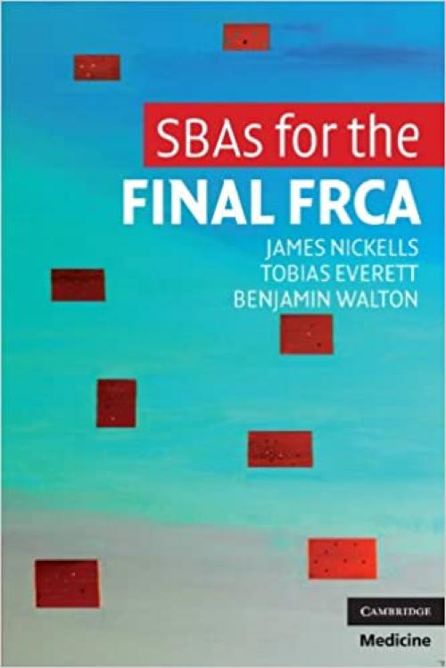  SBAs for the Final FRCA 