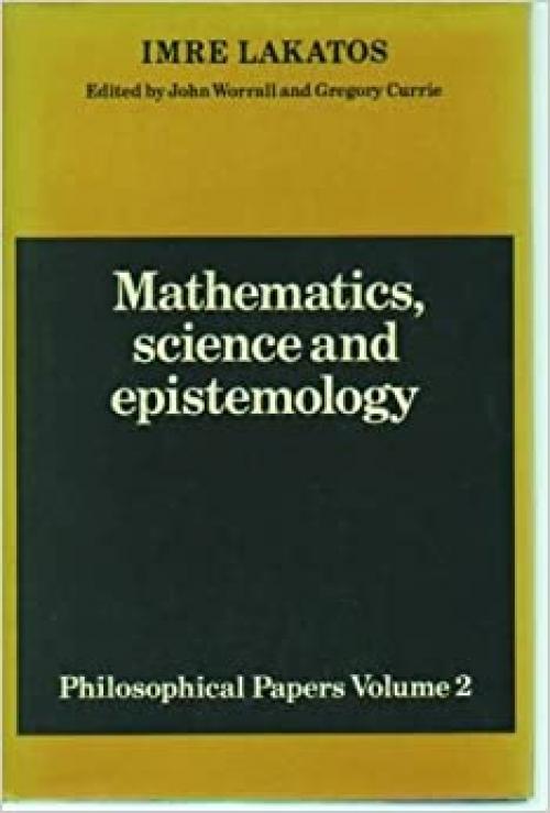  Mathematics, Science and Epistemology (Philosophical Papers, Vol. 2) 