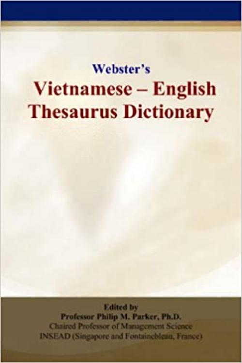  Webster’s Vietnamese - English Thesaurus Dictionary 