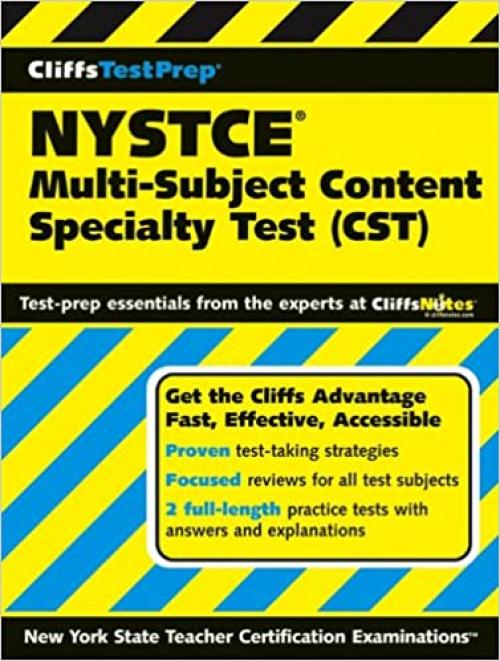  CliffsTestPrep NYSTCE: Multi-Subject Content Specialty Test (CST) 