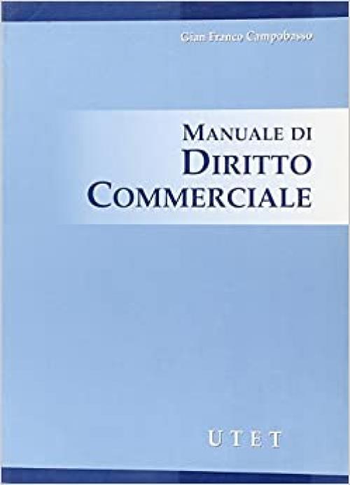  Manuale di diritto commerciale (Italian Edition) 