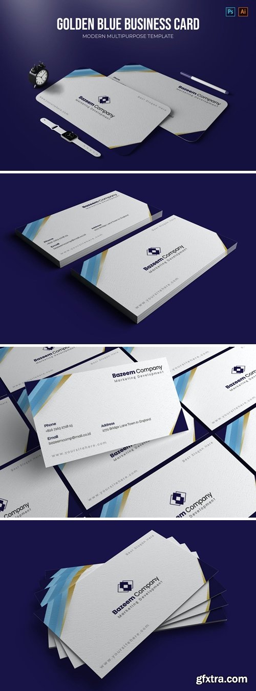 Golden Blues - Business Card