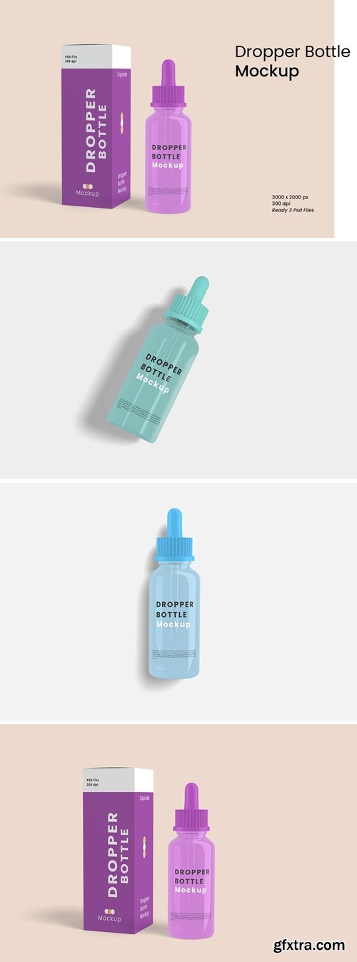 Dropper Bottle Mockup