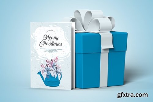 Christmas Greeting Card Mockup