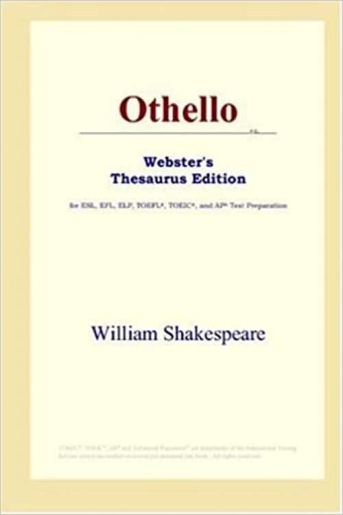  Othello (Webster's Thesaurus Edition) 