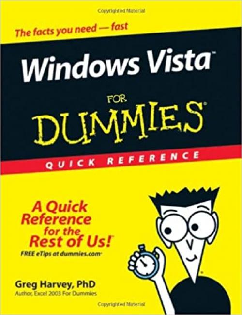  Windows Vista For Dummies Quick Reference 