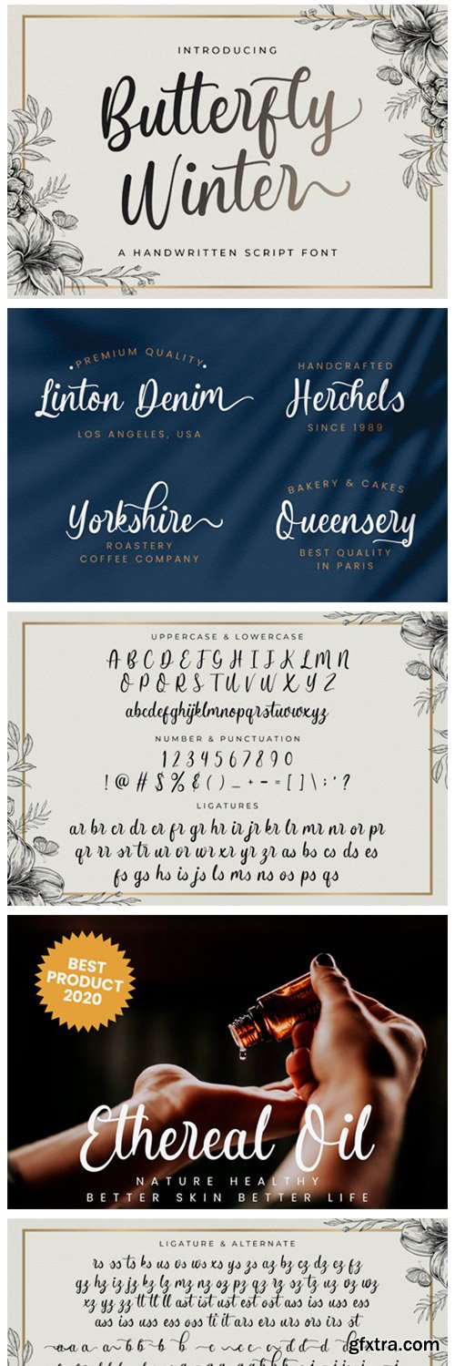 Butterfly Winter Font