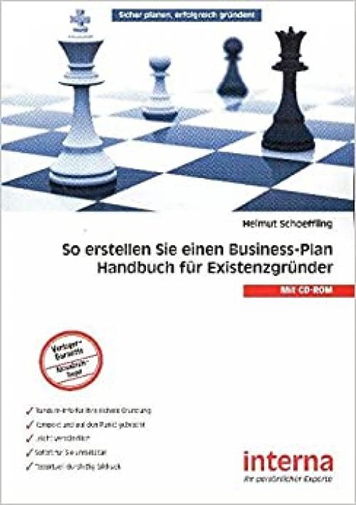  So erstellen Sie einen Businessplan: Handbuch für Existenzgründer (German Edition) 