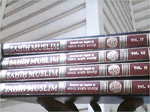  Sahih Muslim Volumes I-IV 