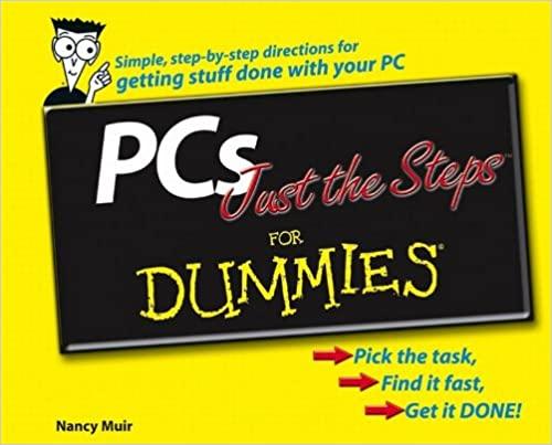  PCs Just the Steps For Dummies 