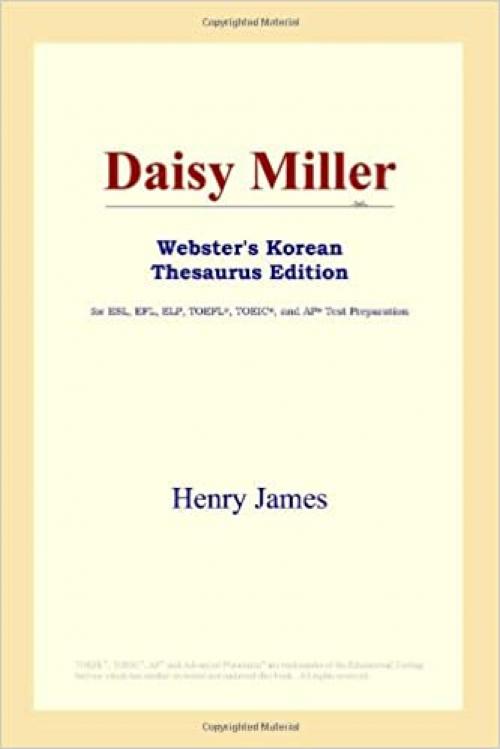  Daisy Miller (Webster's Korean Thesaurus Edition) 